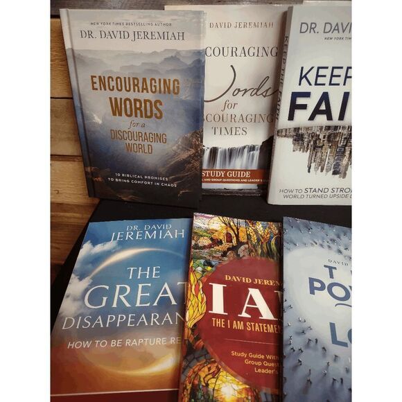 Lot of 8 David Jeremiah Bks/Study Guides - The Power of Love, Keep the Faith, ++ - Picture 2 of 3